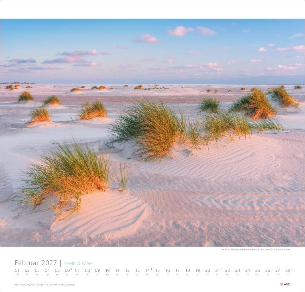 Inseln und Meer Edition Kalender 2027 – Ansicht
