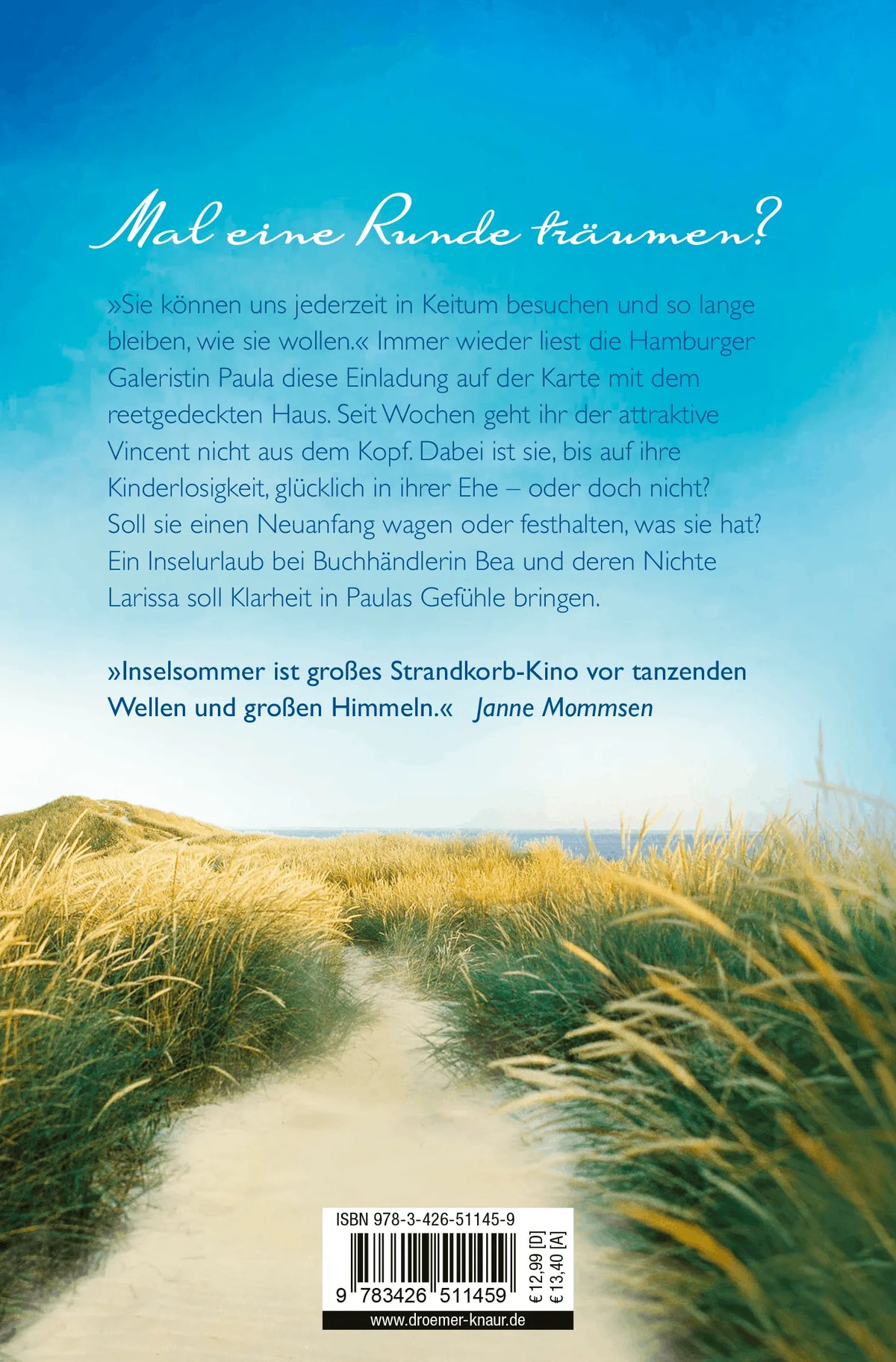 Rückseite: Inselsommer (Taschenbuch)