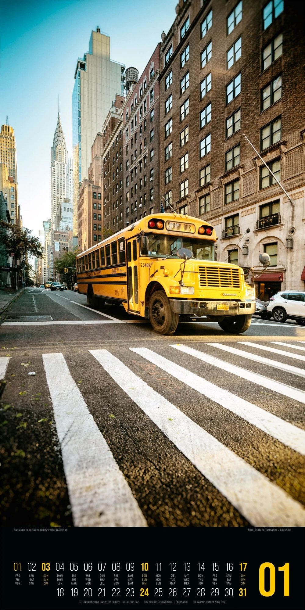 Inside New York Kalender 2027 – Ansicht