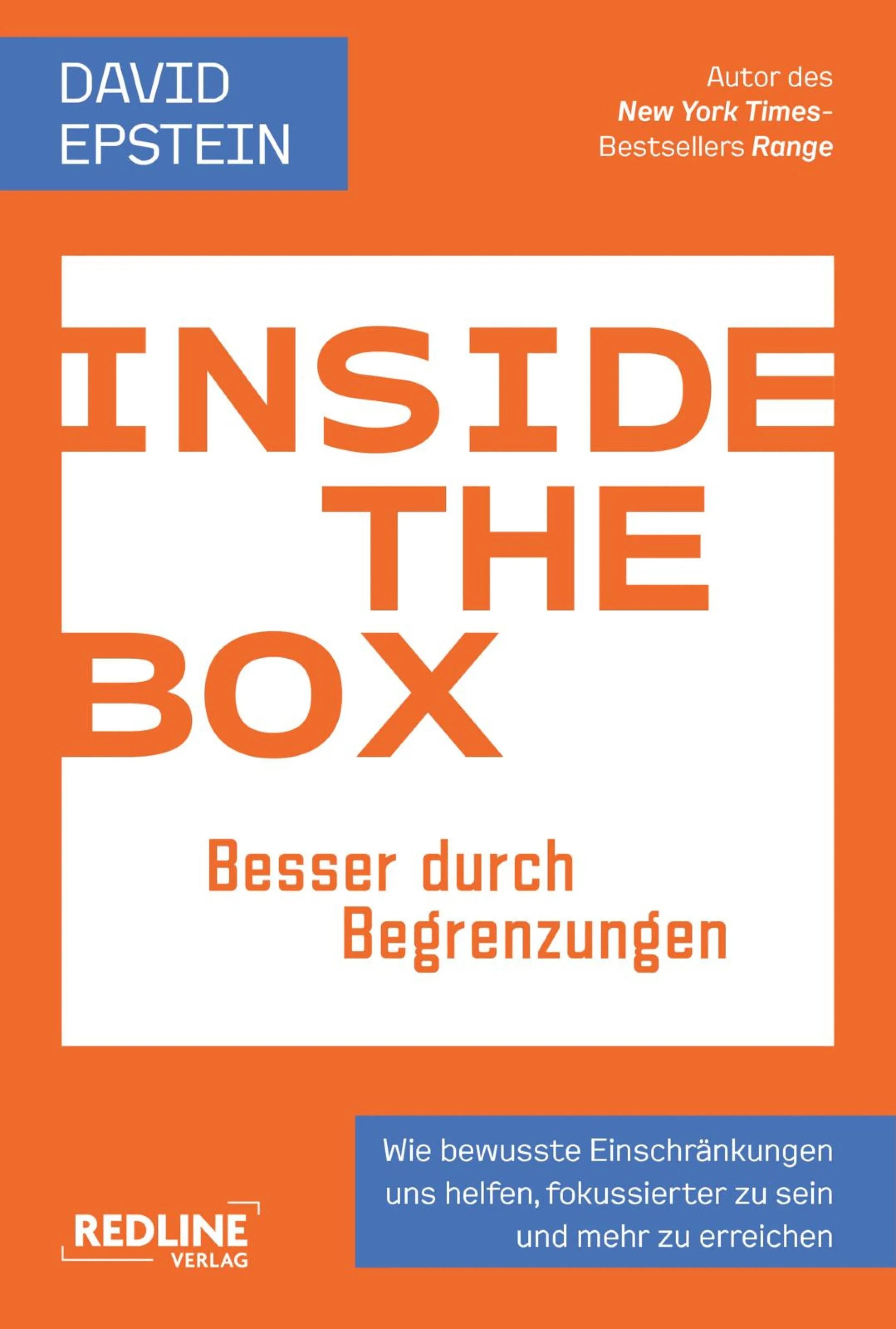 Cover: Inside the Box - Besser durch Begrenzungen (E-Book) von David Epstein