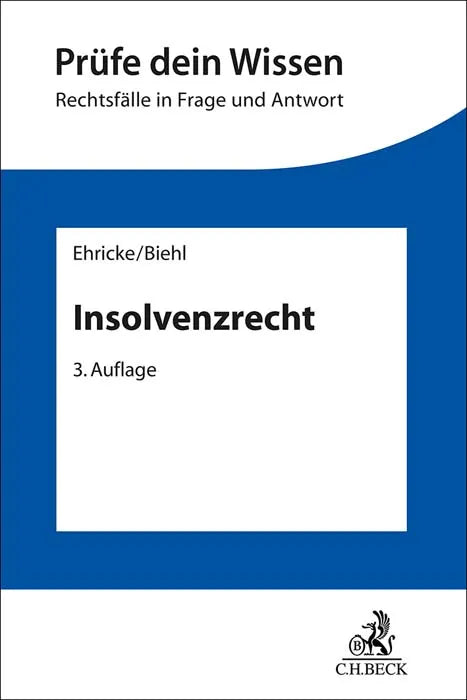Buchcover von 'Insolvenzrecht' - Taschenbuch von Ulrich Ehricke