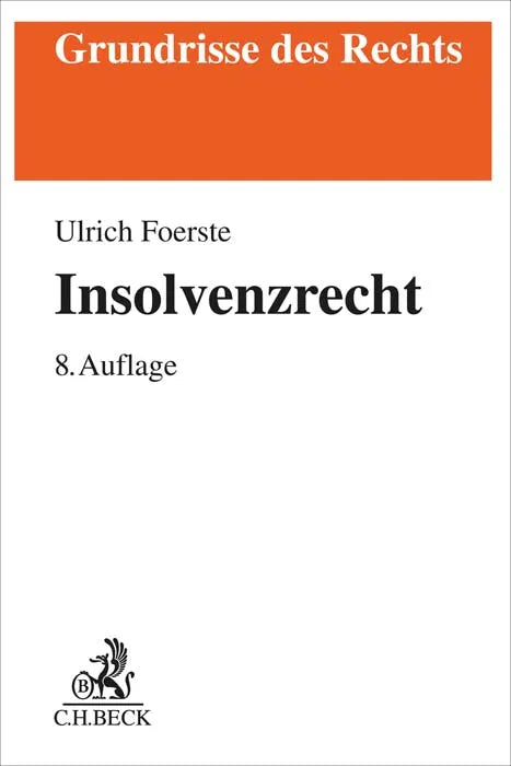 Buchcover von 'Insolvenzrecht' - Taschenbuch von Ulrich Foerste