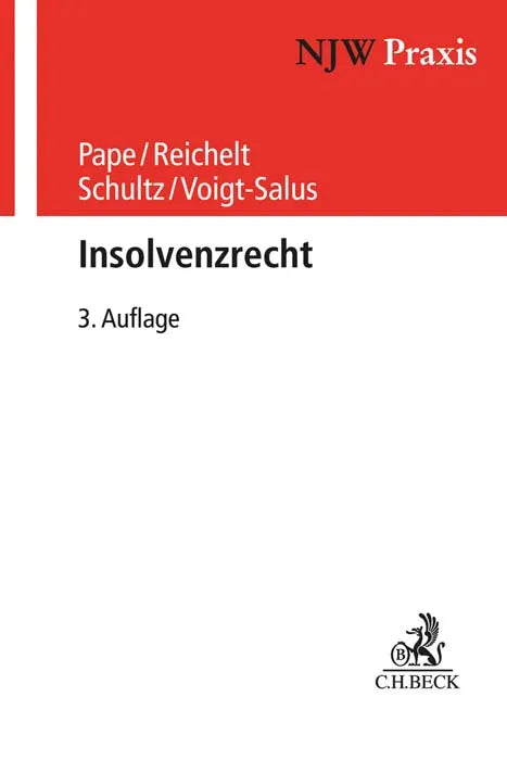 Buchcover von 'Insolvenzrecht' - Gebundene Ausgabe von Gerhard Pape