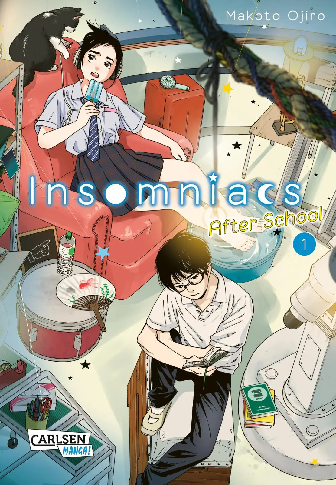 Buchcover von 'Insomniacs After School 1' - Taschenbuch von Makoto Ojiro