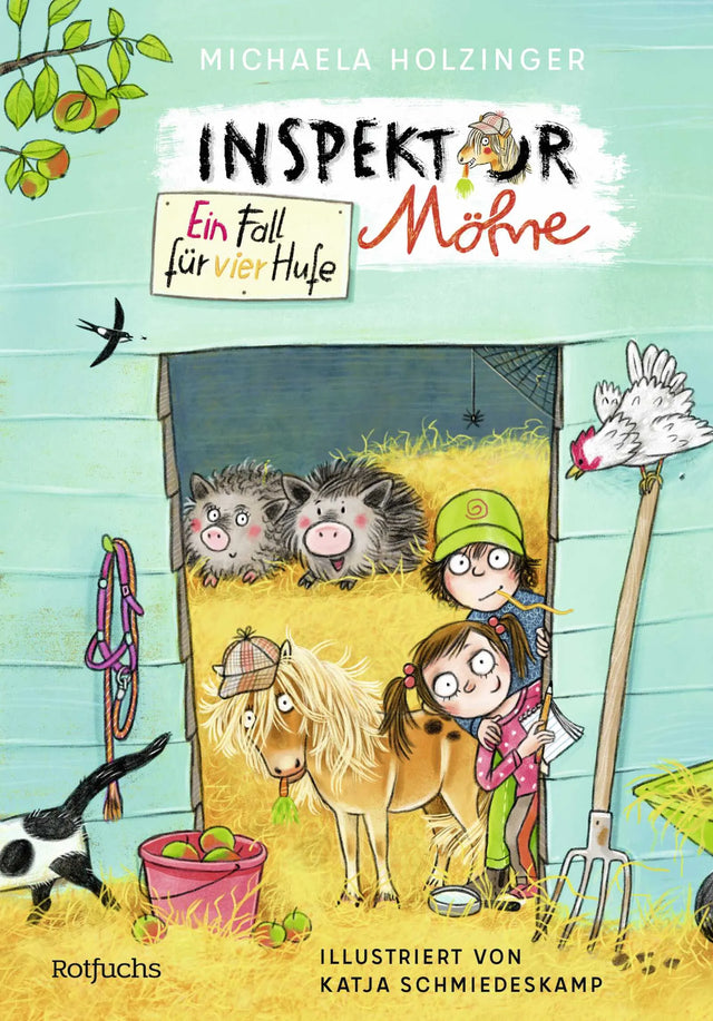 Buchcover von 'Inspektor Möhre - Ein Fall für vier Hufe' - Gebundene Ausgabe von Michaela Holzinger