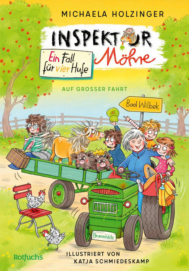 Cover: Inspektor Möhre - Ein Fall für vier Hufe: Auf großer Fahrt (Hardcover) von Michaela Holzinger