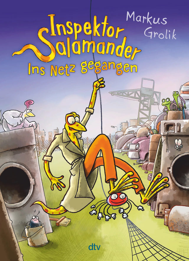 Buchcover von 'Inspektor Salamander – Ins Netz gegangen' - Gebundene Ausgabe von Markus Grolik