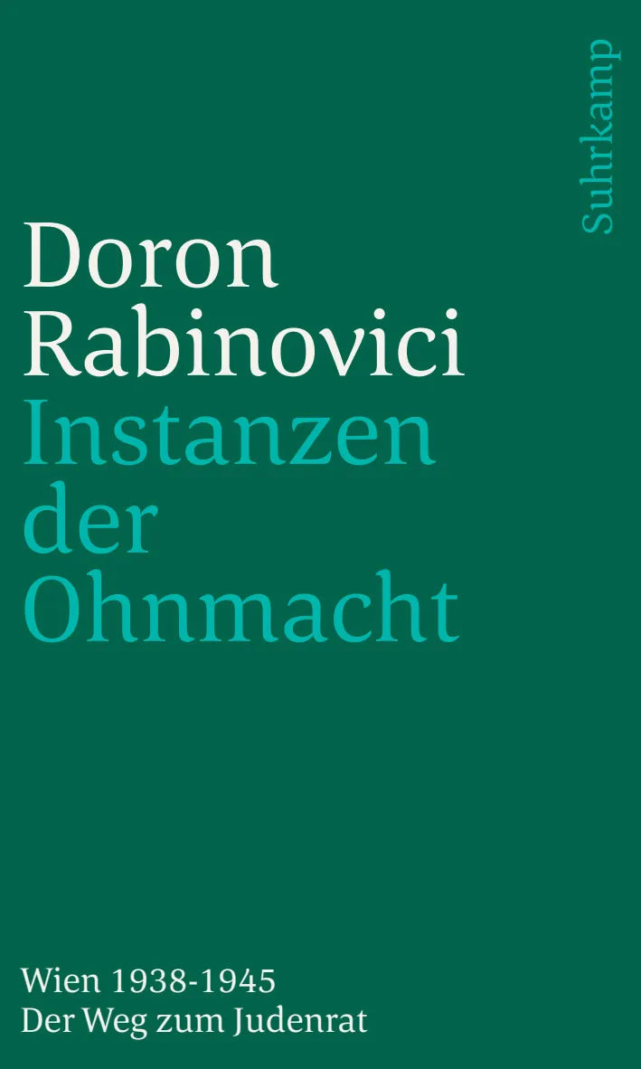 Buchcover von 'Instanzen der Ohnmacht' - Taschenbuch von Doron Rabinovici
