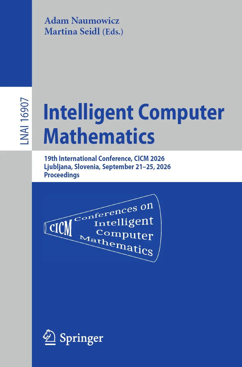 Cover: Intelligent Computer Mathematics (E-Book) von Adam Naumowicz