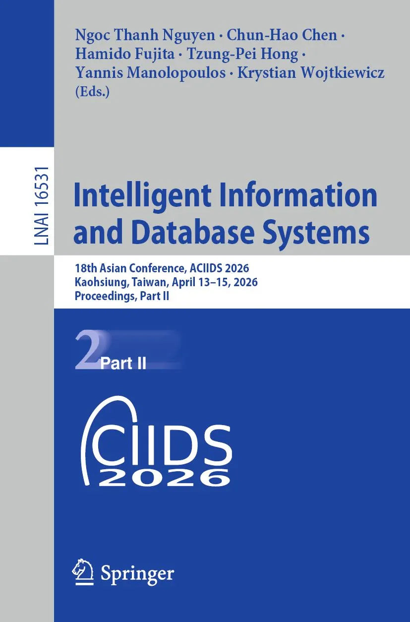 Cover: Intelligent Information and Database Systems (E-Book) von Ngoc Thanh Nguyen