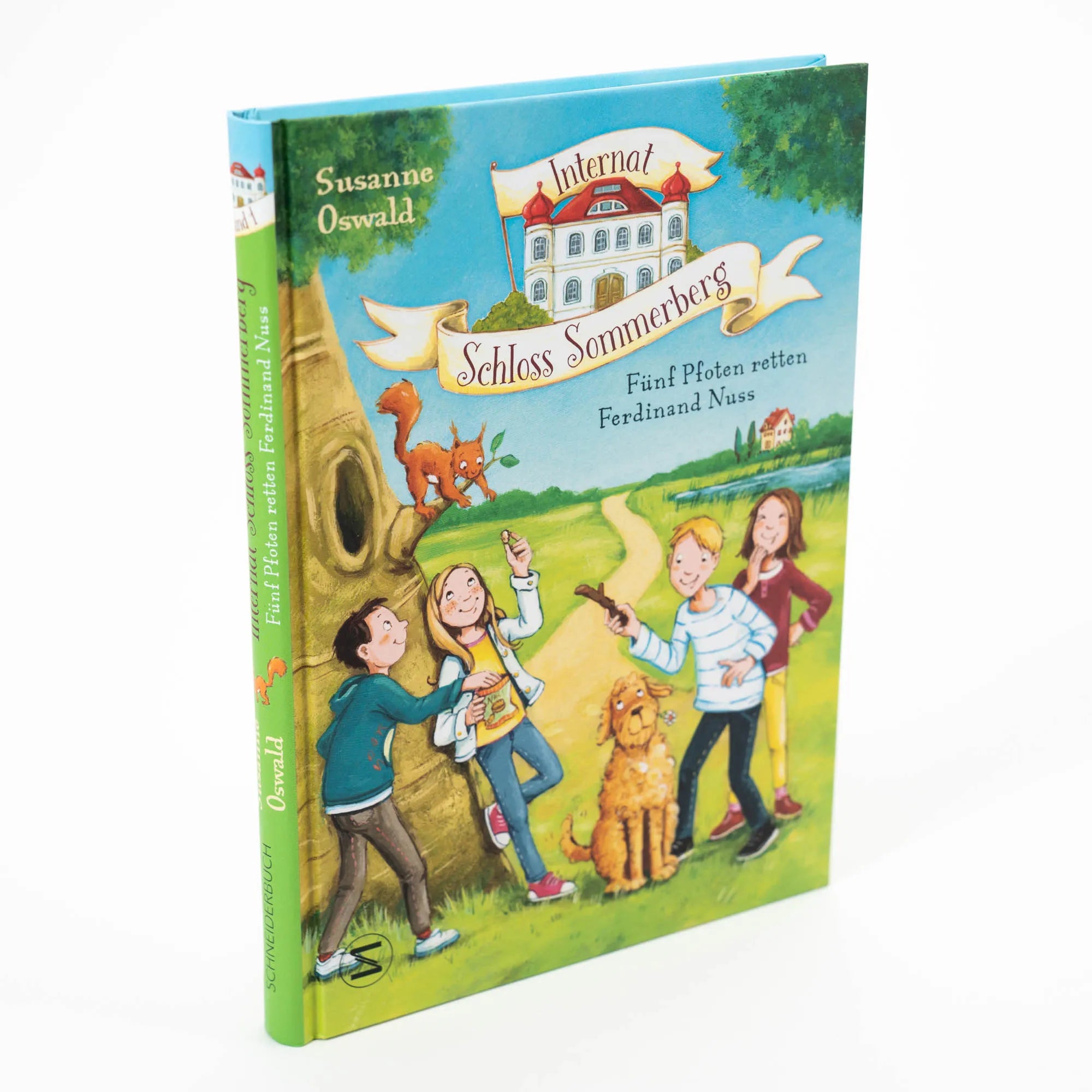 Produktansicht: Internat Schloss Sommerberg – Fünf Pfoten retten Ferdinand Nuss (Gebundene Ausgabe)