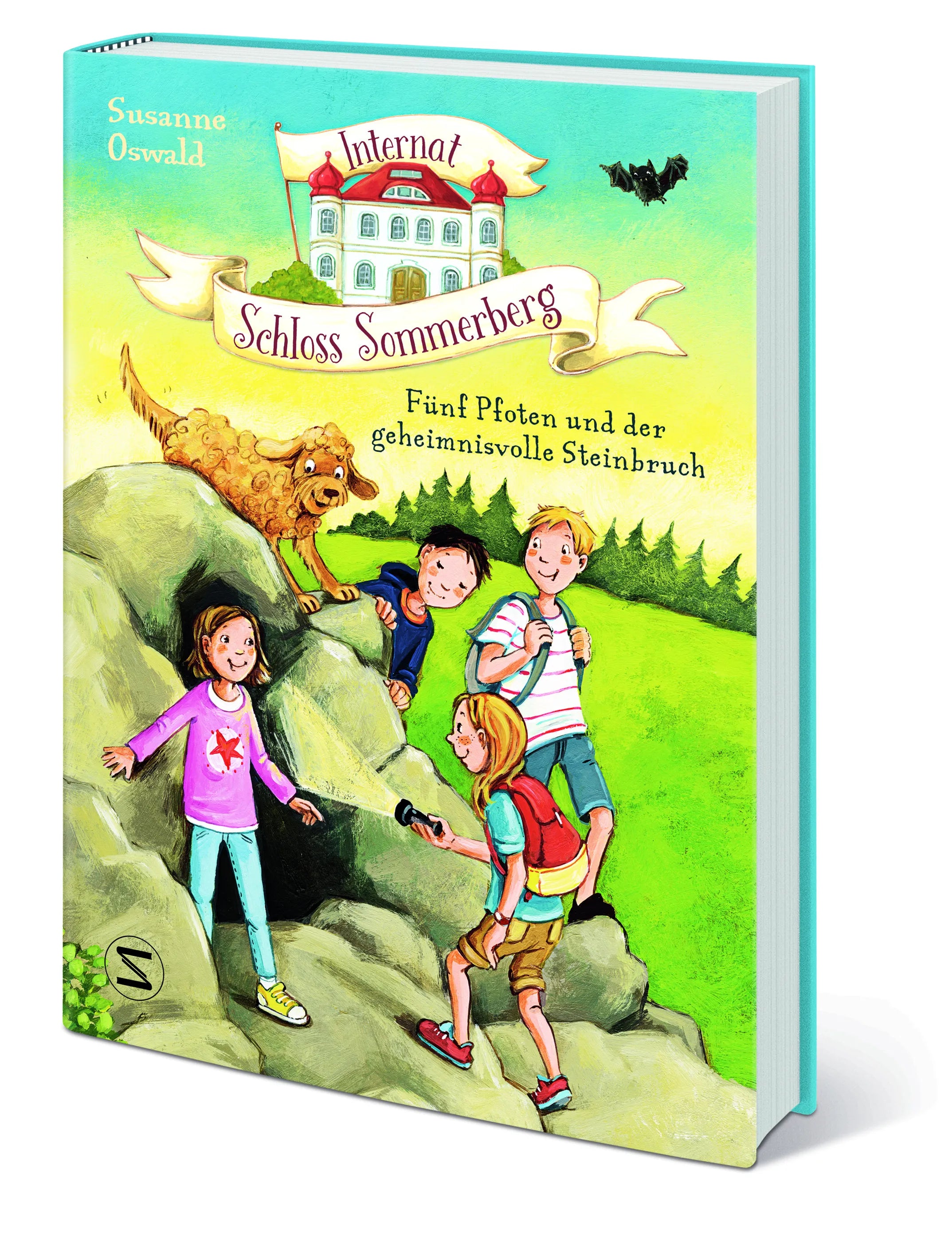 Susanne Oswald - Internat Schloss Sommerberg – Fünf Pfoten und der geheimnisvolle Steinbruch