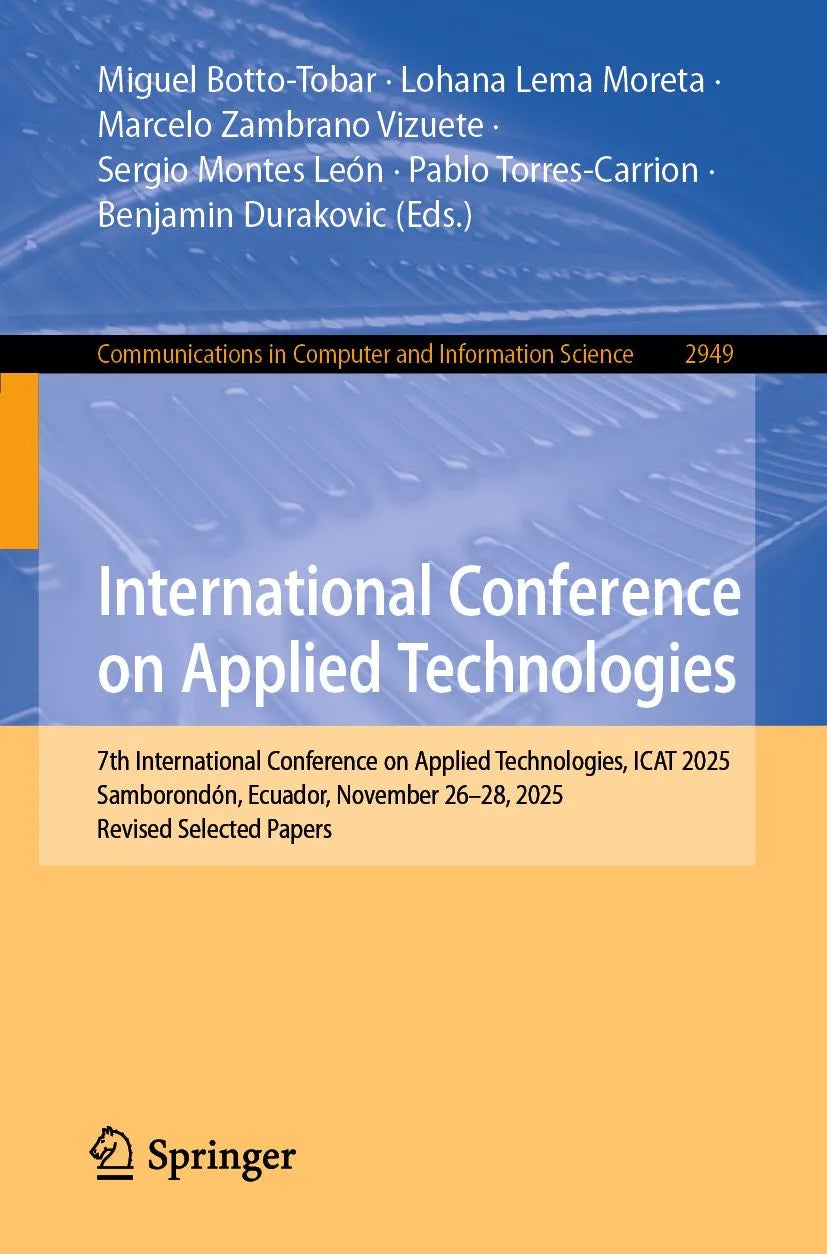 Cover: International Conference on Applied Technologies (E-Book) von Miguel Botto-Tobar