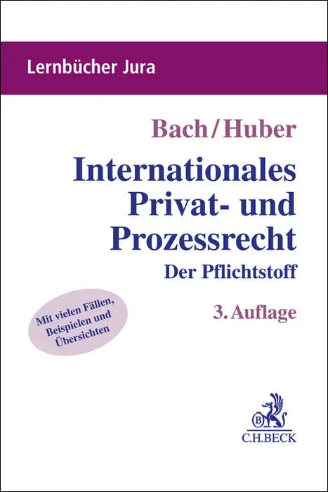 Buchcover von 'Internationales Privat- und Prozessrecht' - Taschenbuch von Ivo Bach
