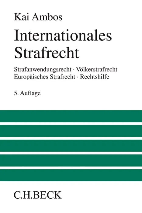 Buchcover von 'Internationales Strafrecht' - Gebundene Ausgabe von Kai Ambos