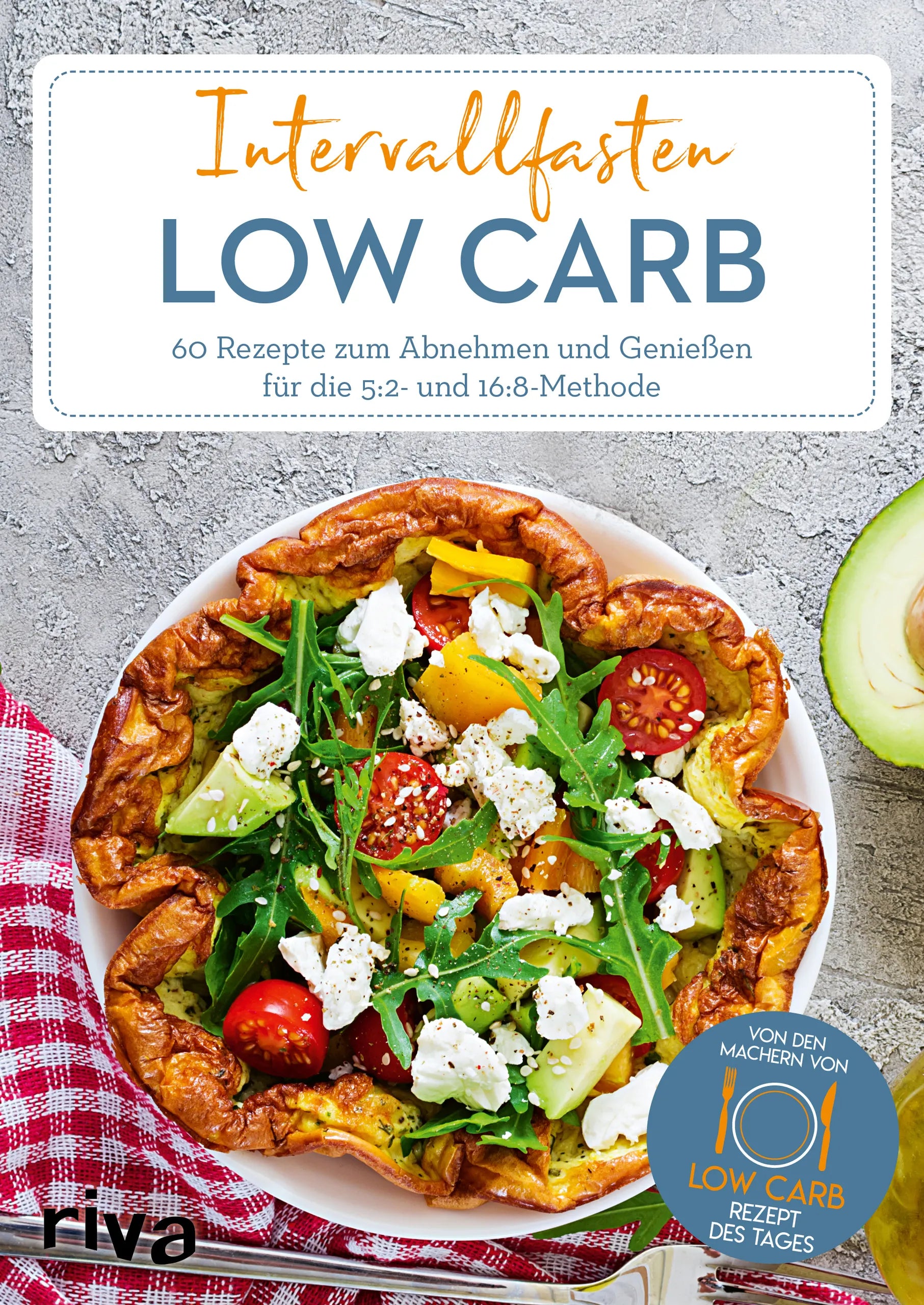 Buchcover von 'Intervallfasten Low Carb' - Taschenbuch von Low-Carb-Rezept des Tages