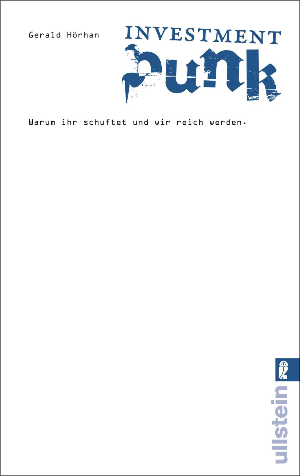 Buchcover von 'Investment Punk' - Taschenbuch von Gerald Hörhan