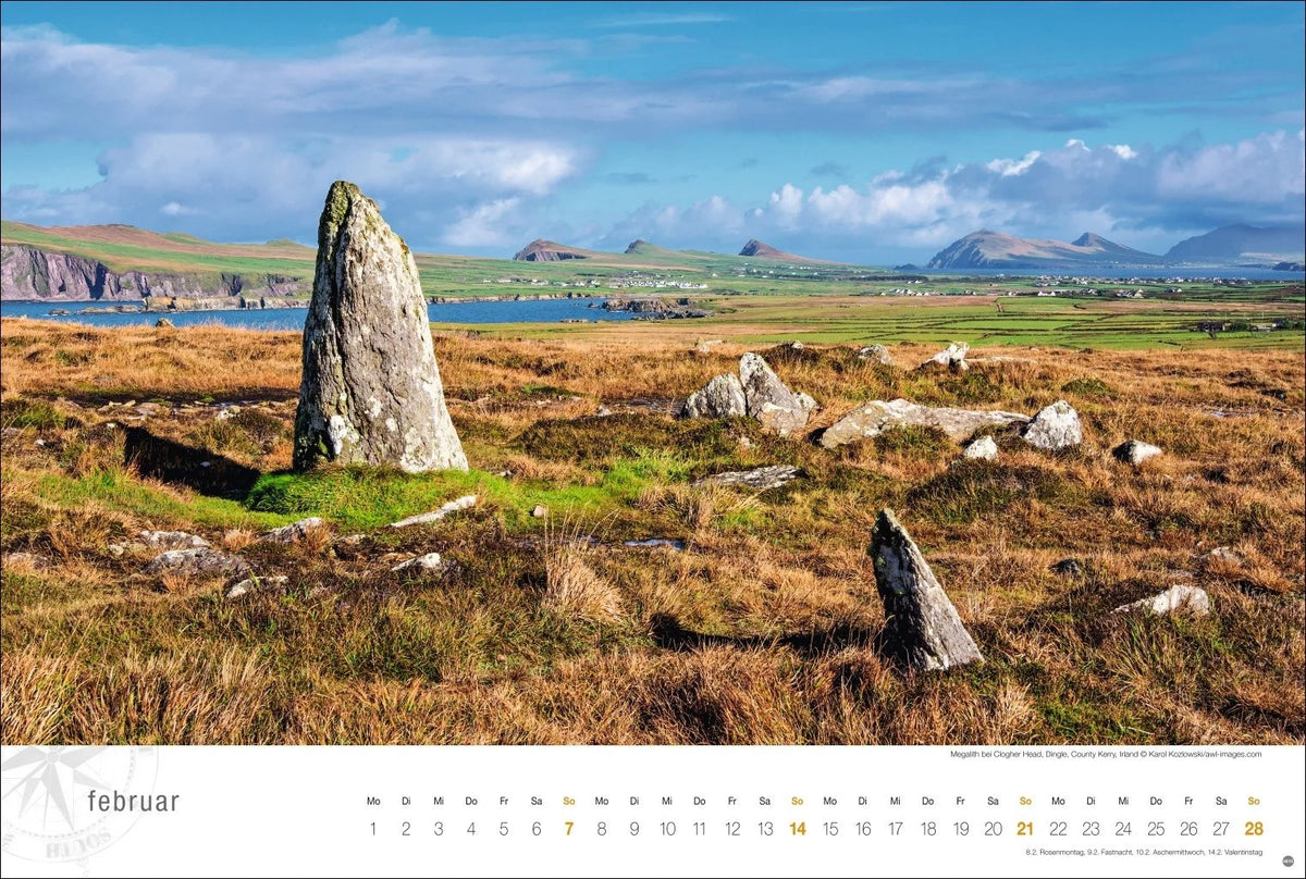 Irland Globetrotter Kalender 2027 - Von rauen Küsten und grünen Hügeln – Ansicht