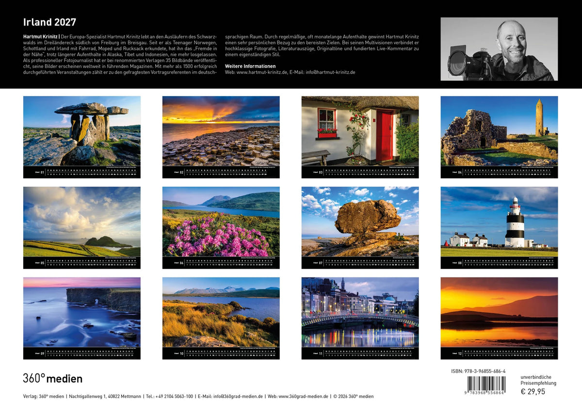 Irland Premiumkalender 2027 – Ansicht