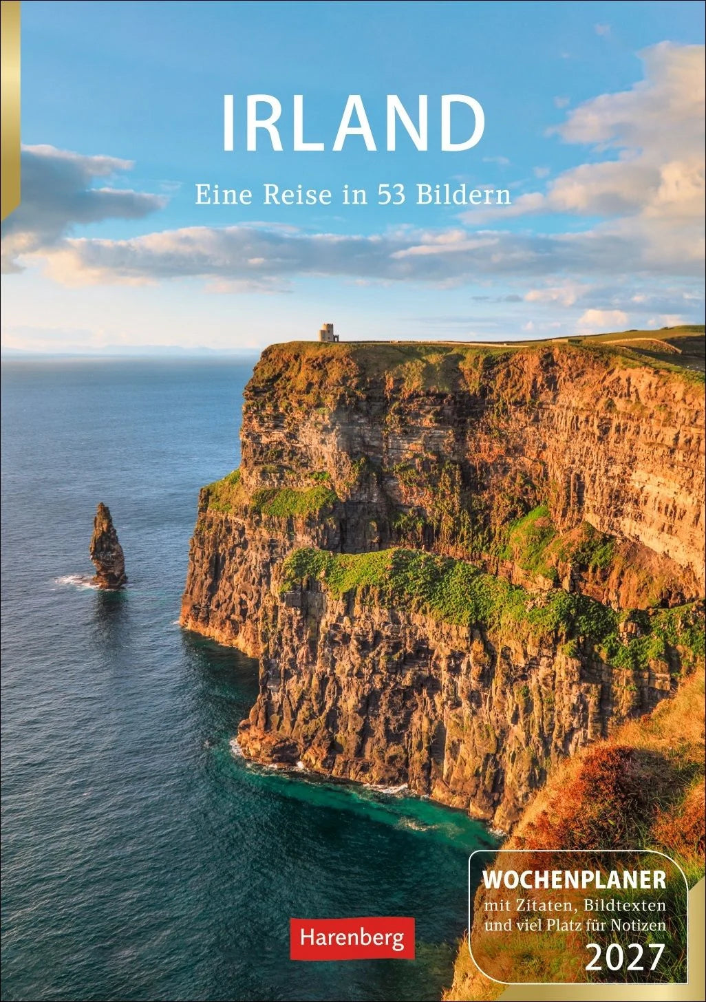 Taschenkalender: Irland Wochenplaner 2027 - Eine Reise in 53 Bildern