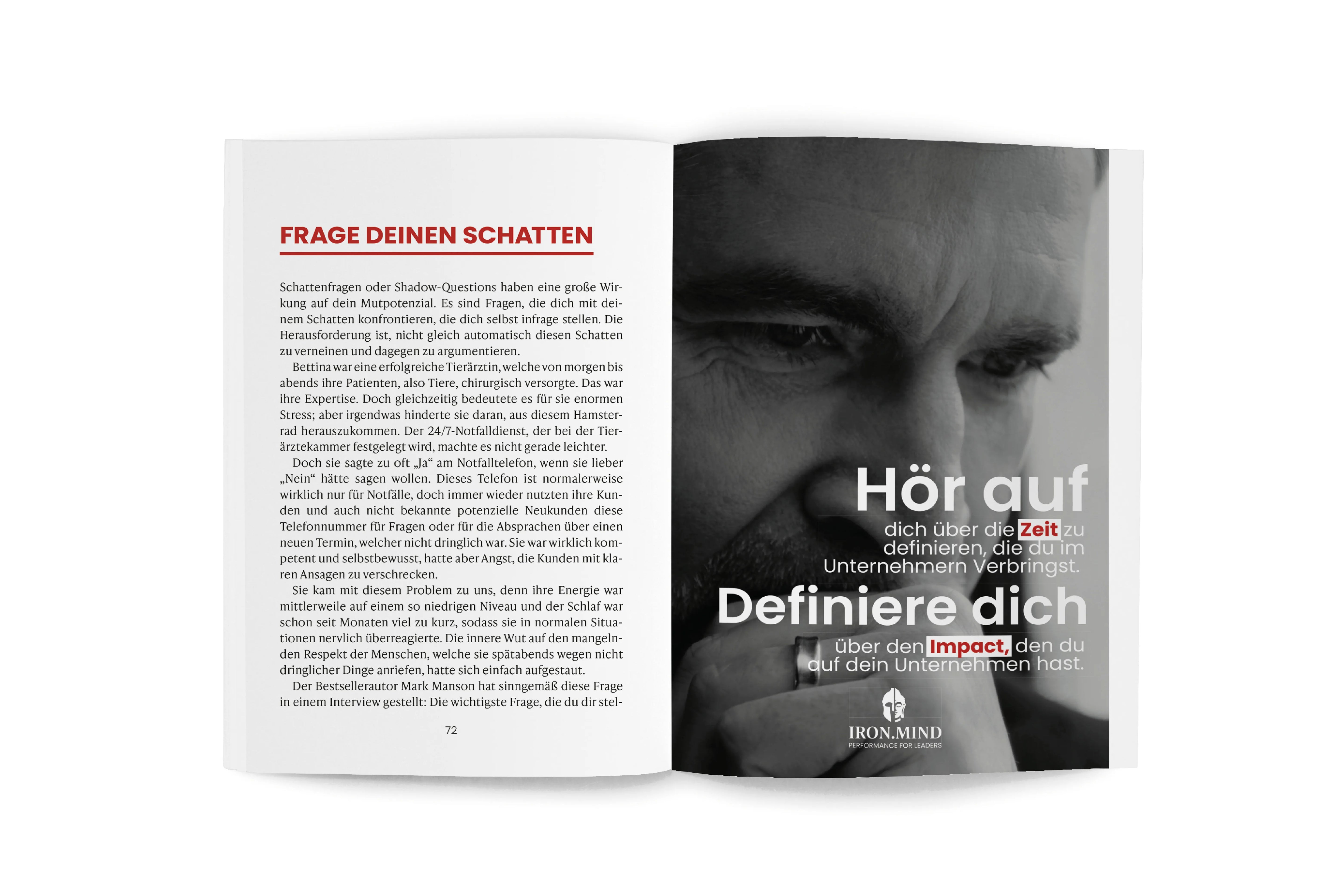 Detailansicht: Iron Mindset – Wie du mentale Stärke für ein erfolgreiches Leben entwickelst, Spiegelbestseller von Slatco Sterzenbach, 100x Prinzip für Erfolg, Leadership, Business Coaching, Disziplin, Fokus & Spitzenleistung (Taschenbuch)