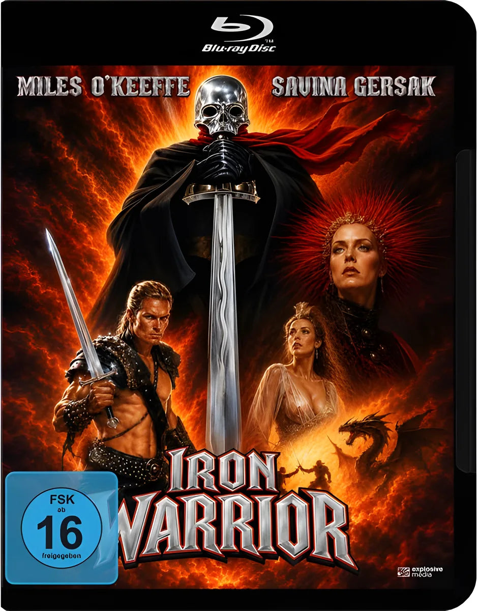 Blu-ray-Cover: Iron Warrior. Regie: Alfonso Brescia