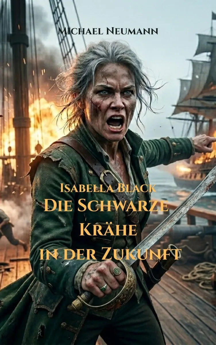 Cover: Isabella Black Die Schwarze Krähe in der Zukunft (E-Book) von Michael Neumann