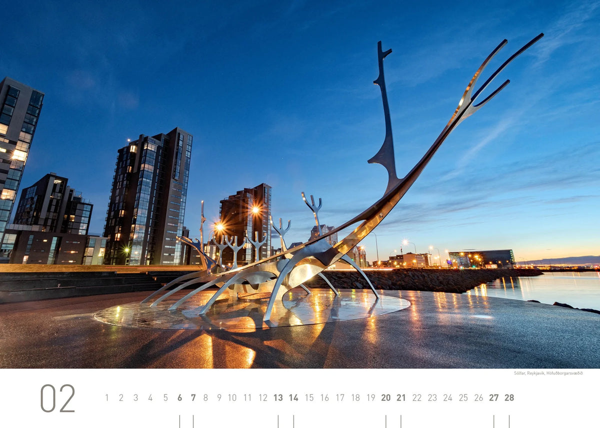 Island Exklusivkalender 2027 – Ansicht
