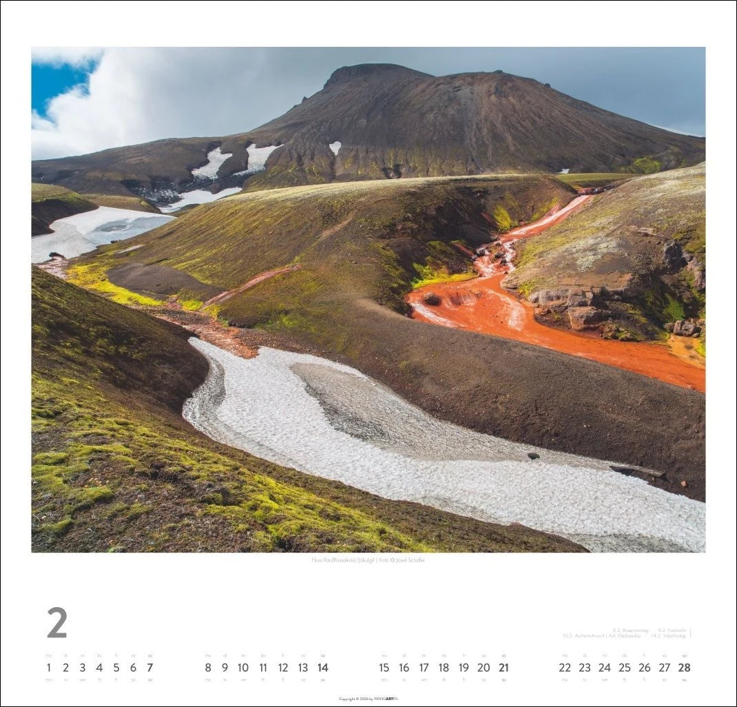 Island Kalender 2027 - Insel aus Feuer und Eis – Ansicht