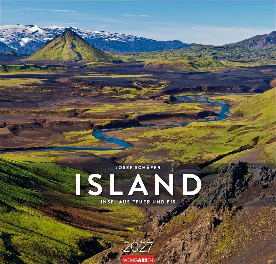 Wandkalender: Island Kalender 2027 - Insel aus Feuer und Eis