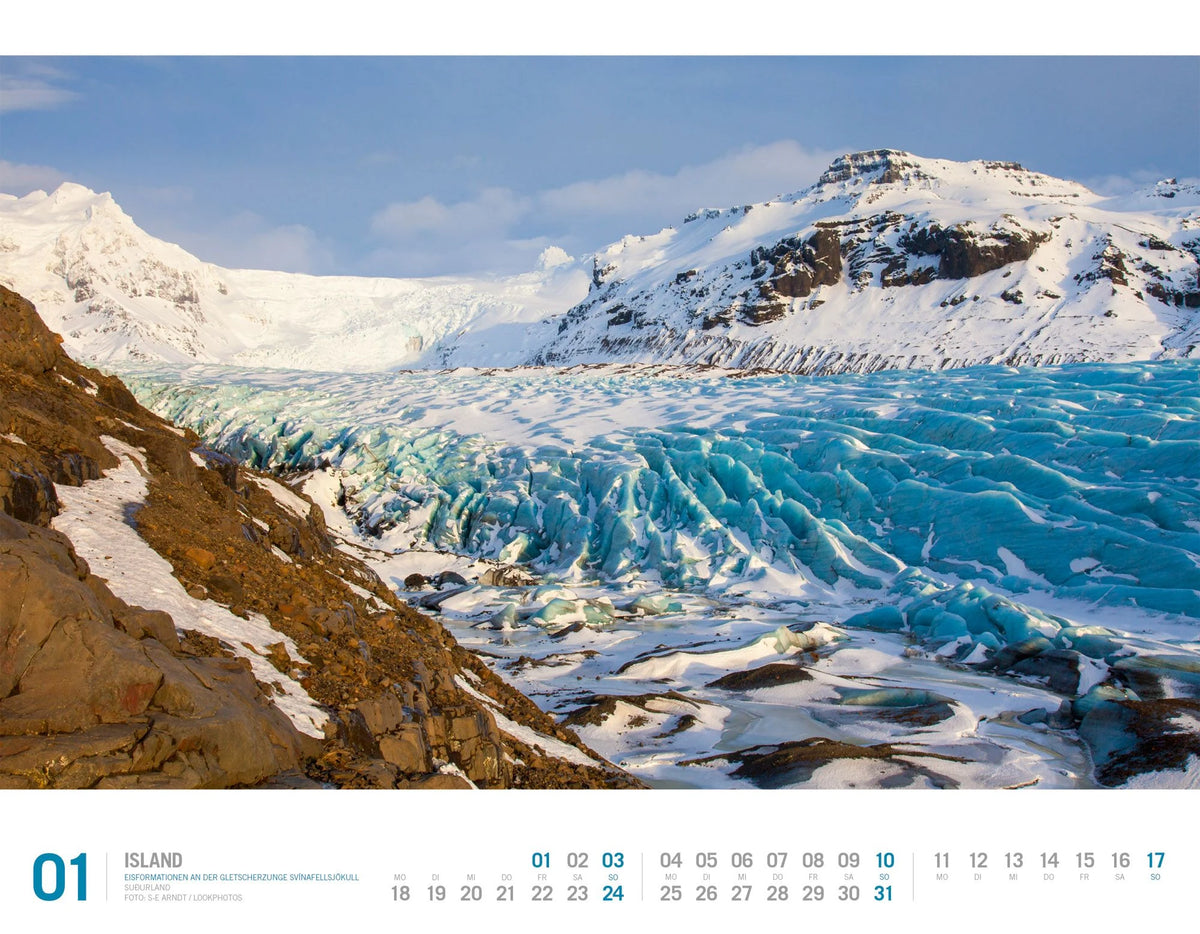 Island Kalender 2027 | Unterwegs zwischen Gletschern und Geysiren – Ansicht