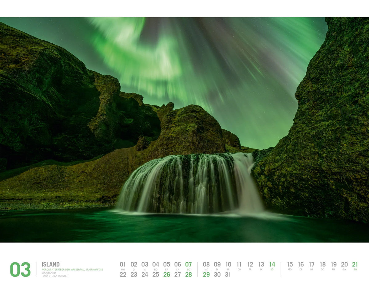 Island Kalender 2027 | Unterwegs zwischen Gletschern und Geysiren – Ansicht