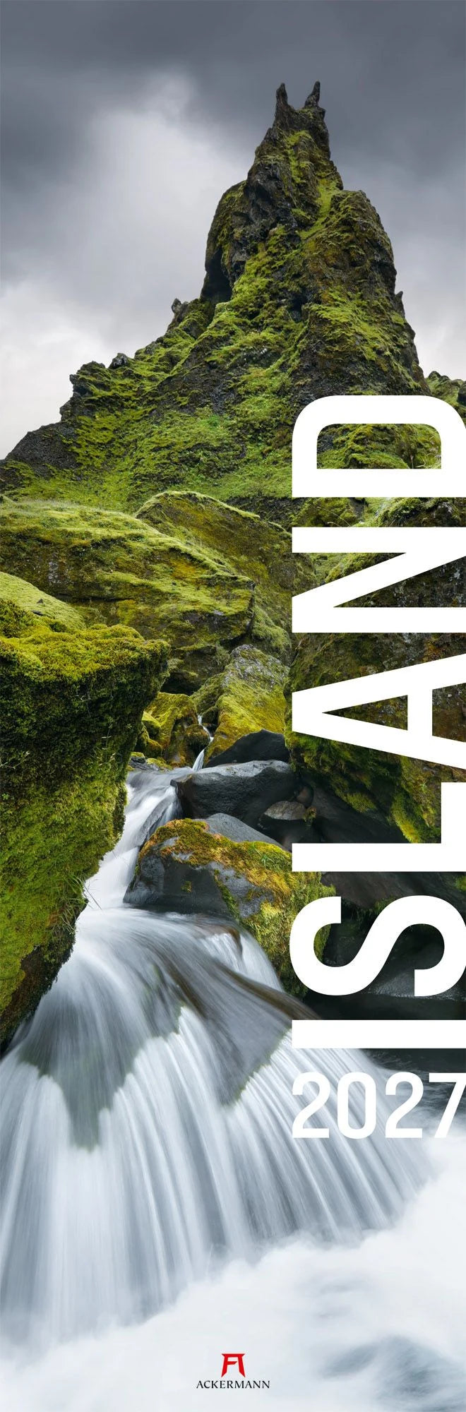 Wandkalender: Island Vertikal Kalender 2027