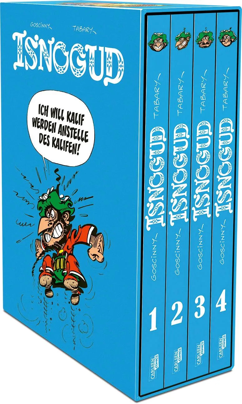 Buchcover von 'Isnogud Collection: Die Goscinny-Jahre - Hardcover-Schuber' - Gebundene Ausgabe von René Goscinny