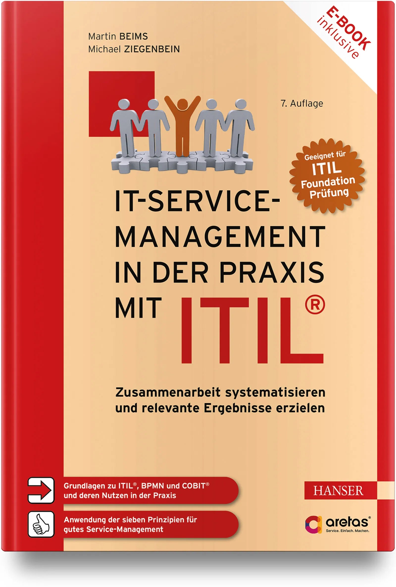 Buchcover von 'IT-Service-Management in der Praxis mit ITIL®' - Gebundene Ausgabe von Martin Beims