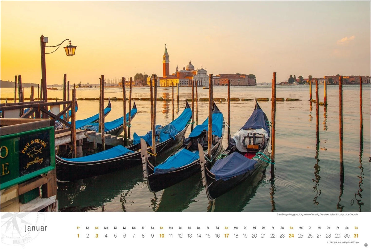 Italien Globetrotter Kalender 2027 - Von sonnigen Küsten und südlichem Flair – Ansicht