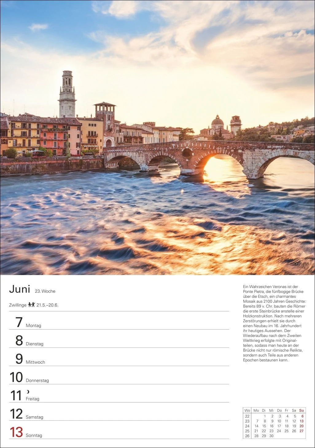 Italien Wochenplaner 2027 - Eine Reise in 53 Bildern – Ansicht