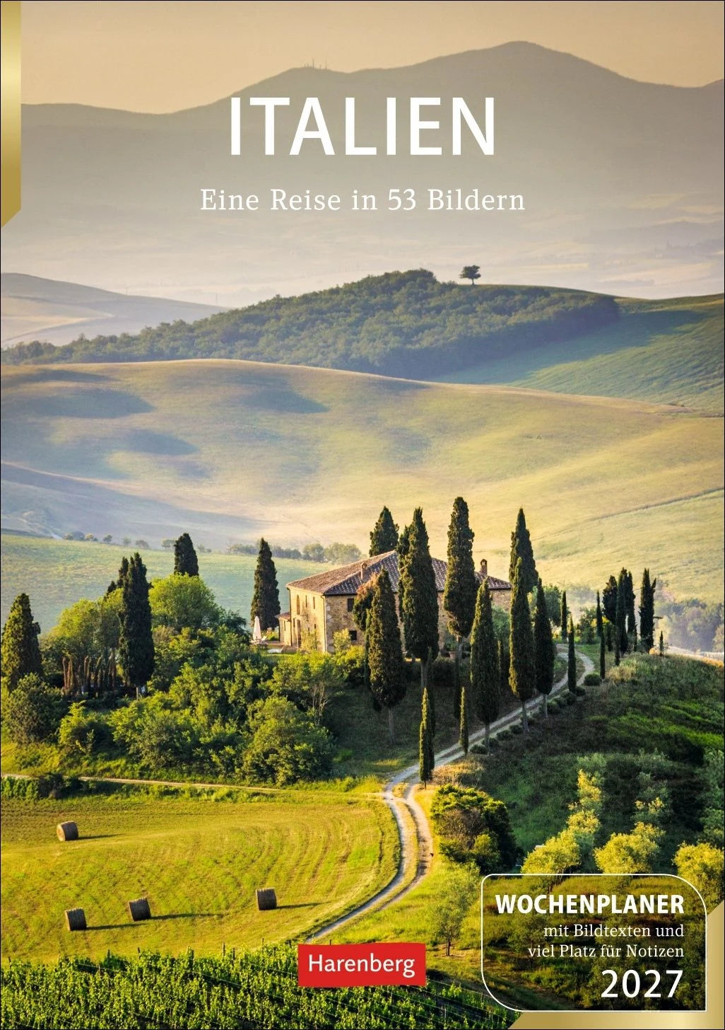 Taschenkalender: Italien Wochenplaner 2027 - Eine Reise in 53 Bildern