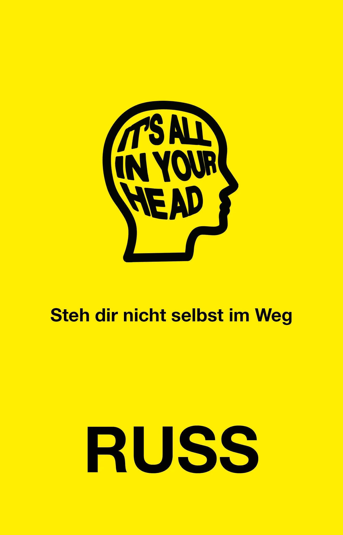 Buchcover von 'It's all in your head' - Gebundene Ausgabe von Russ