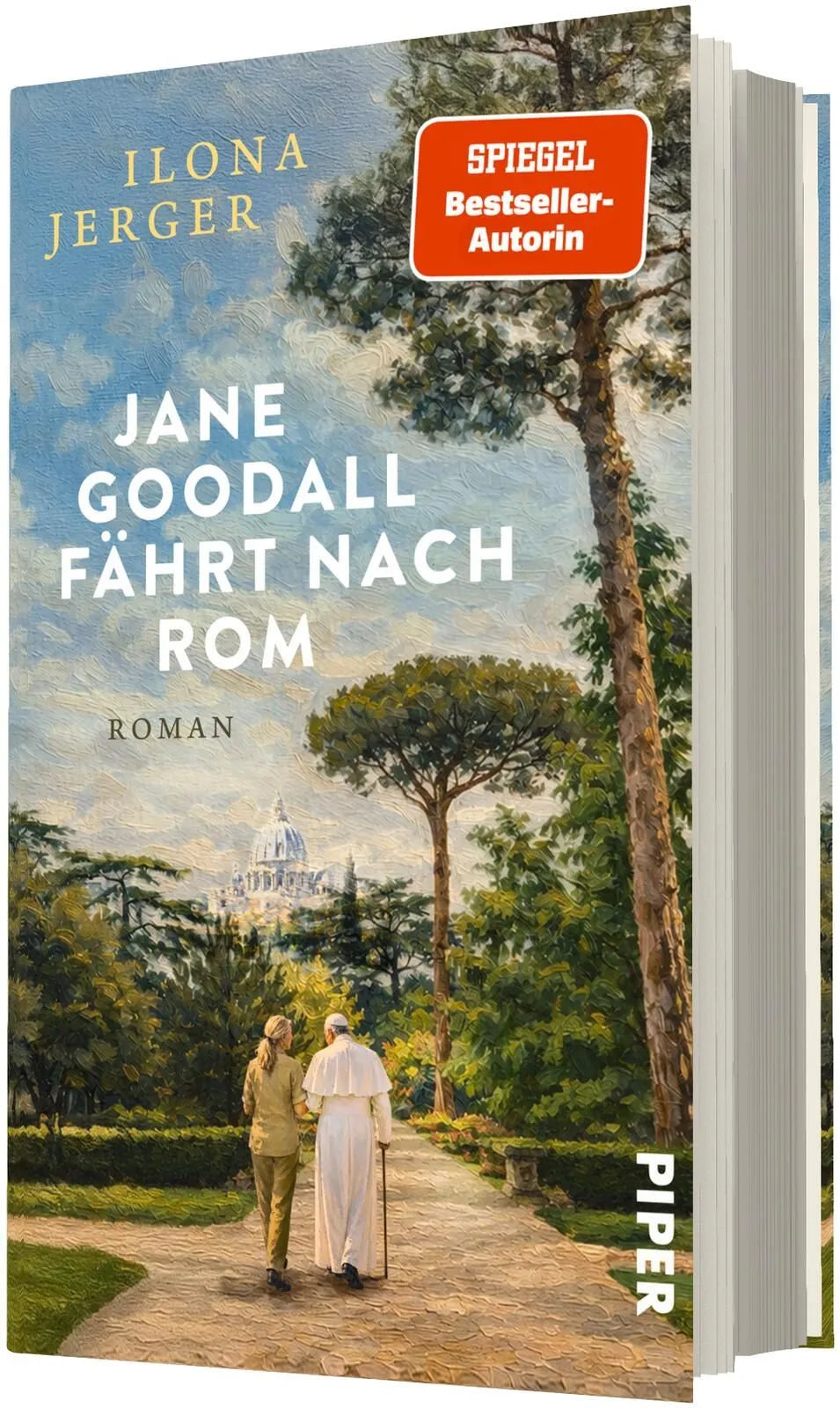 Detailansicht: Jane Goodall fährt nach Rom (Hardcover)