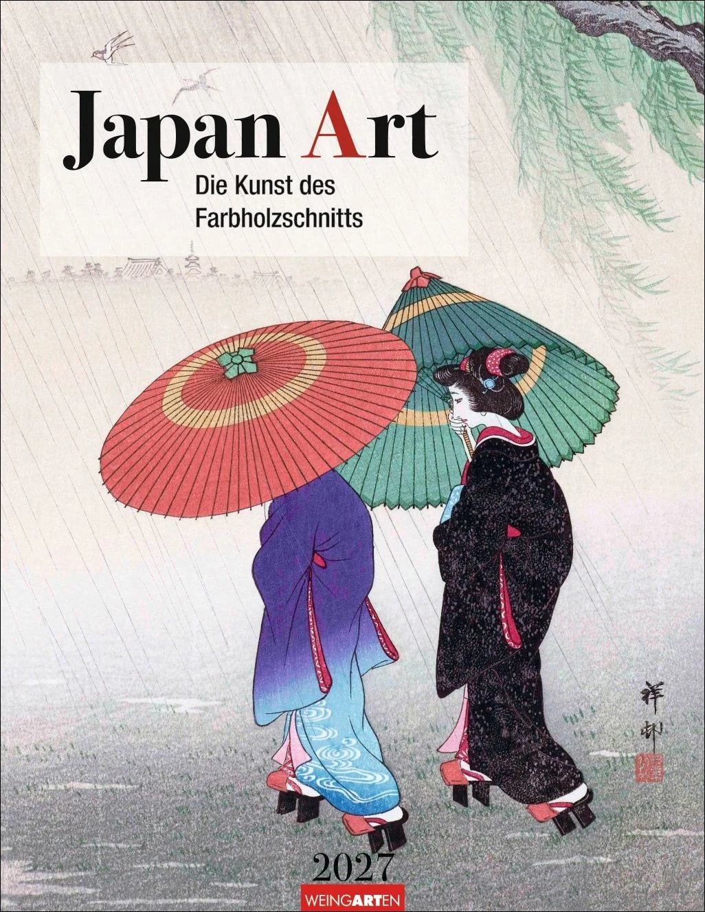 Wandkalender: Japan Art Kalender 2027 - Die Kunst des Farbholzsschnitts