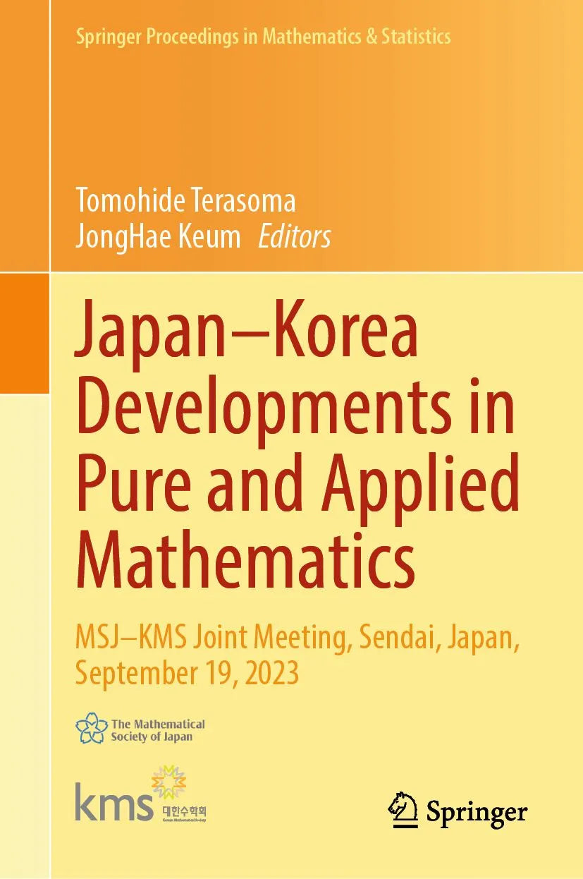 Cover: Japan-Korea Developments in Pure and Applied Mathematics (E-Book) von Tomohide Terasoma