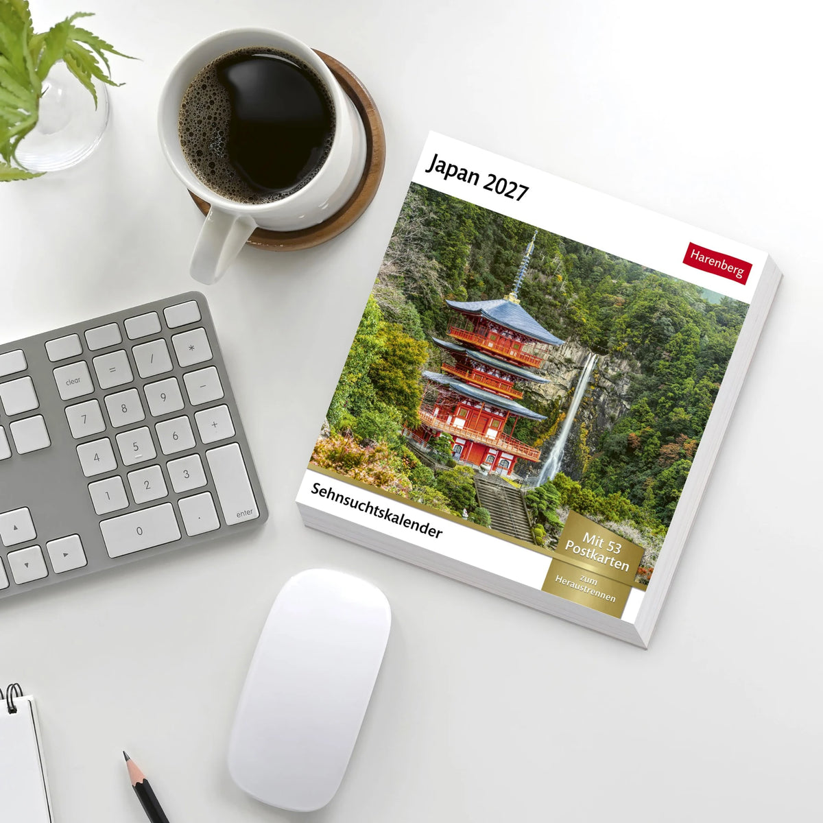 Japan Sehnsuchtskalender 2027 - Wochenkalender mit 53 Postkarten – Ansicht