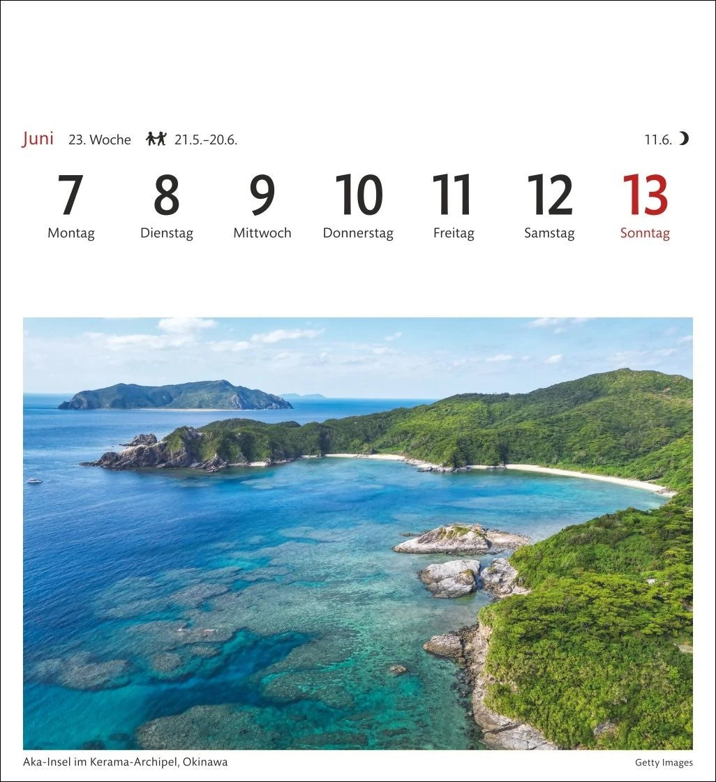 Japan Sehnsuchtskalender 2027 - Wochenkalender mit 53 Postkarten – Ansicht