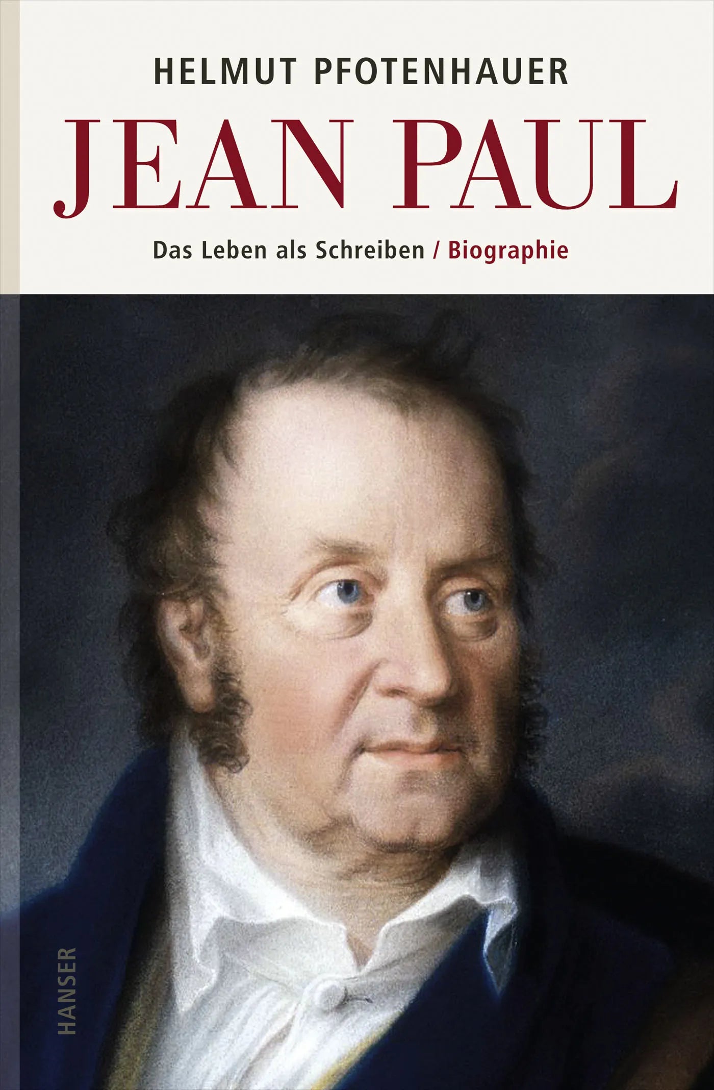 Buchcover von 'Jean Paul' - Gebundene Ausgabe von Helmut Pfotenhauer