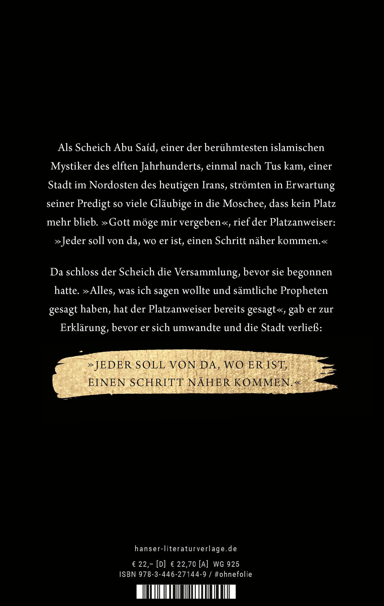 Navid Kermani - Jeder soll von da, wo er ist, einen Schritt näher kommen