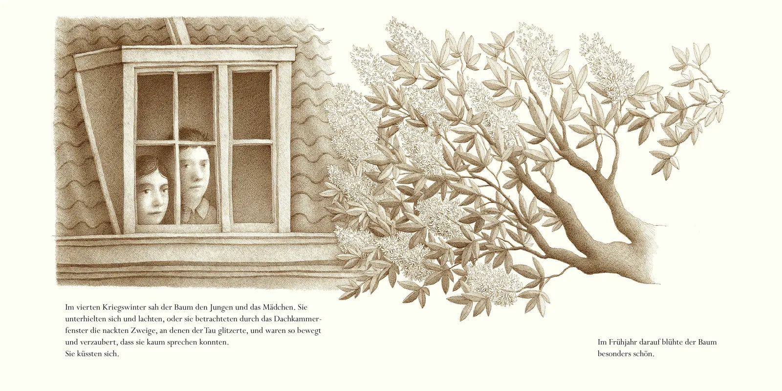 Produktansicht: Anne Frank und der Baum (Gebundene Ausgabe)