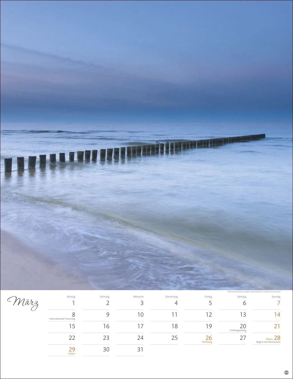 Jenseits der Hast Posterkalender 2027 – Ansicht