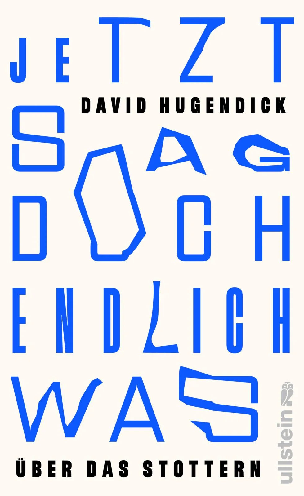 Cover: Jetzt sag doch endlich was (Hardcover) von David Hugendick