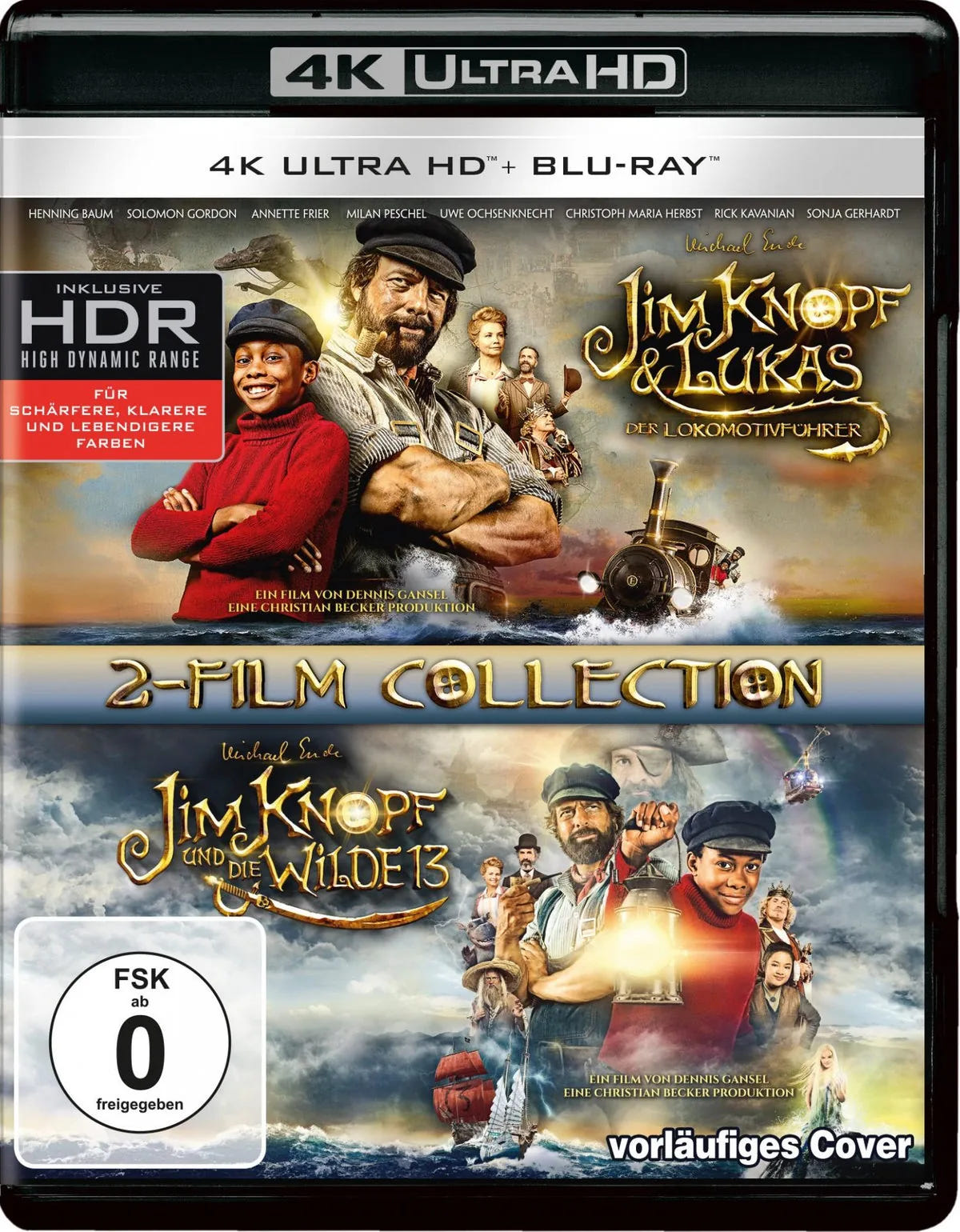 Jim Knopf & Lukas der Lokomotivführer + Jim Knop - Blu-ray 4K Ultra HD
